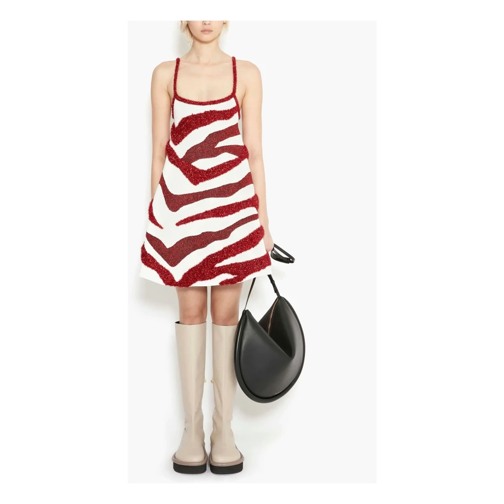 JW Anderson Geborduurde Camisole Mini Jurk Multicolor Dames