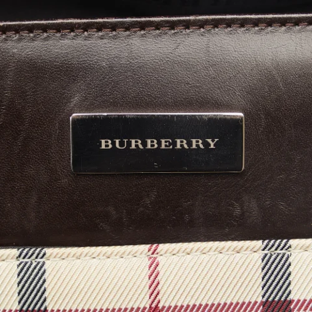 Burberry Vintage Pre-owned Leather shoulder-bags Multicolor Dames