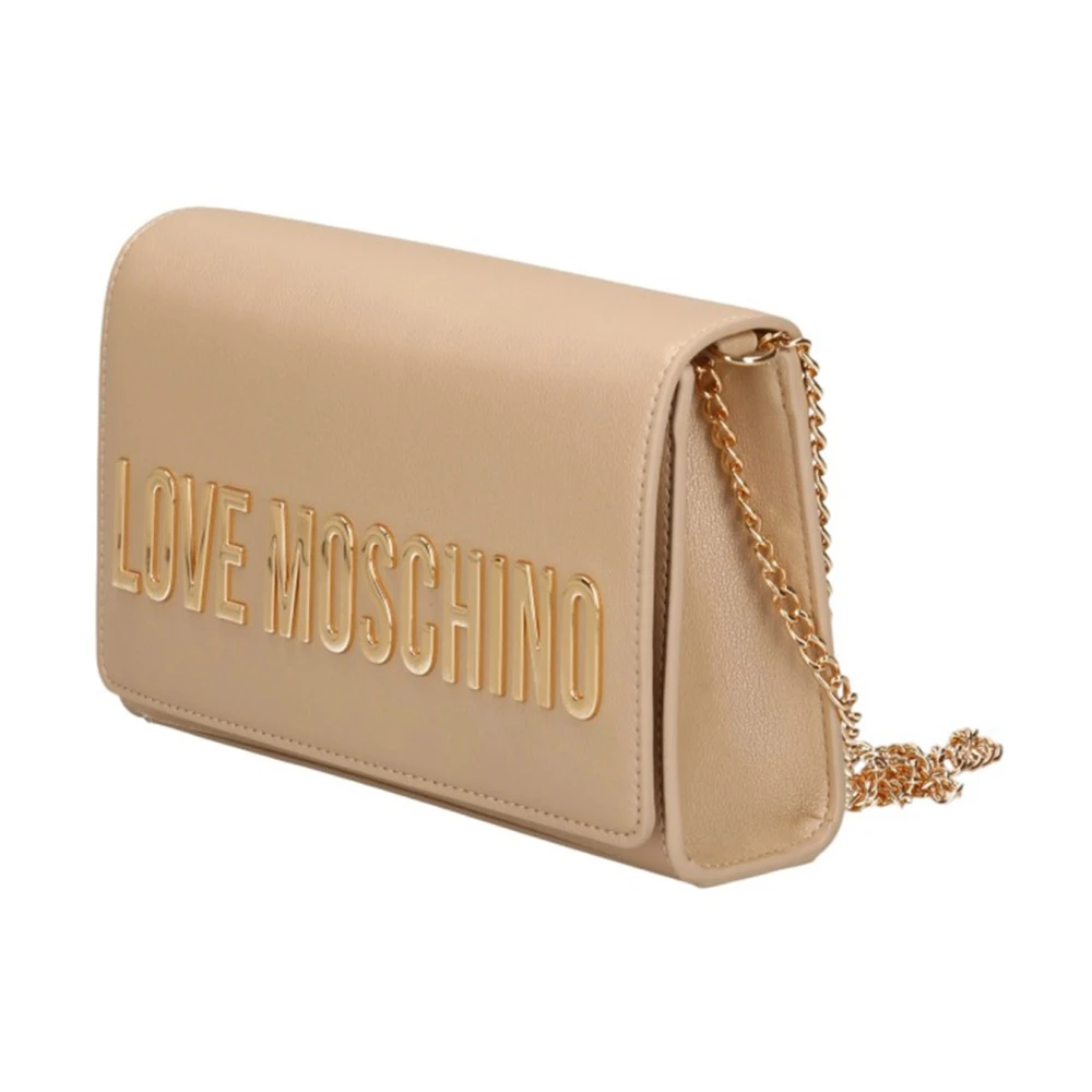 Moschino Gouden Dames Schoudertas Yellow Dames