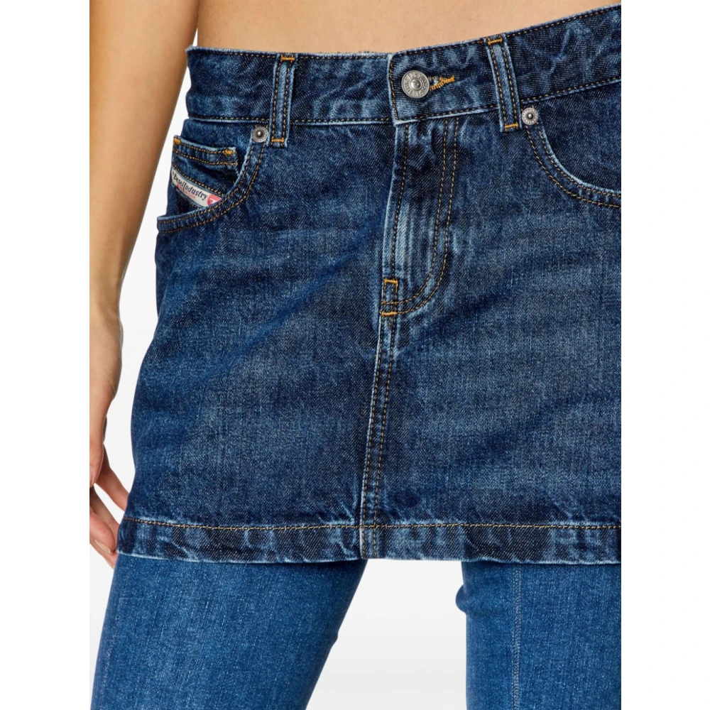 Diesel Blauwe Rok voor Vrouwen Blue Dames