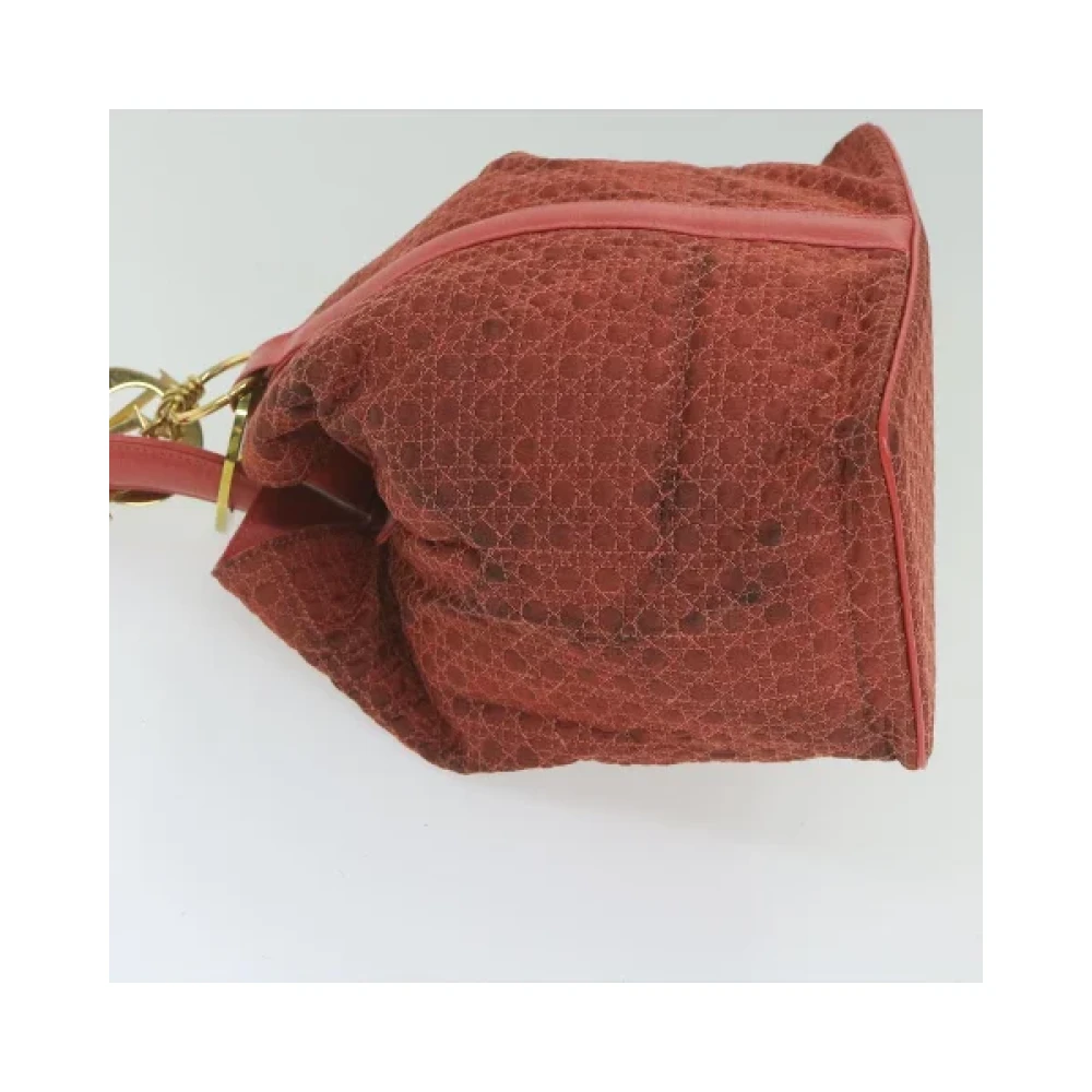 Dior Vintage Pre-owned Nylon dior-bags Red Dames