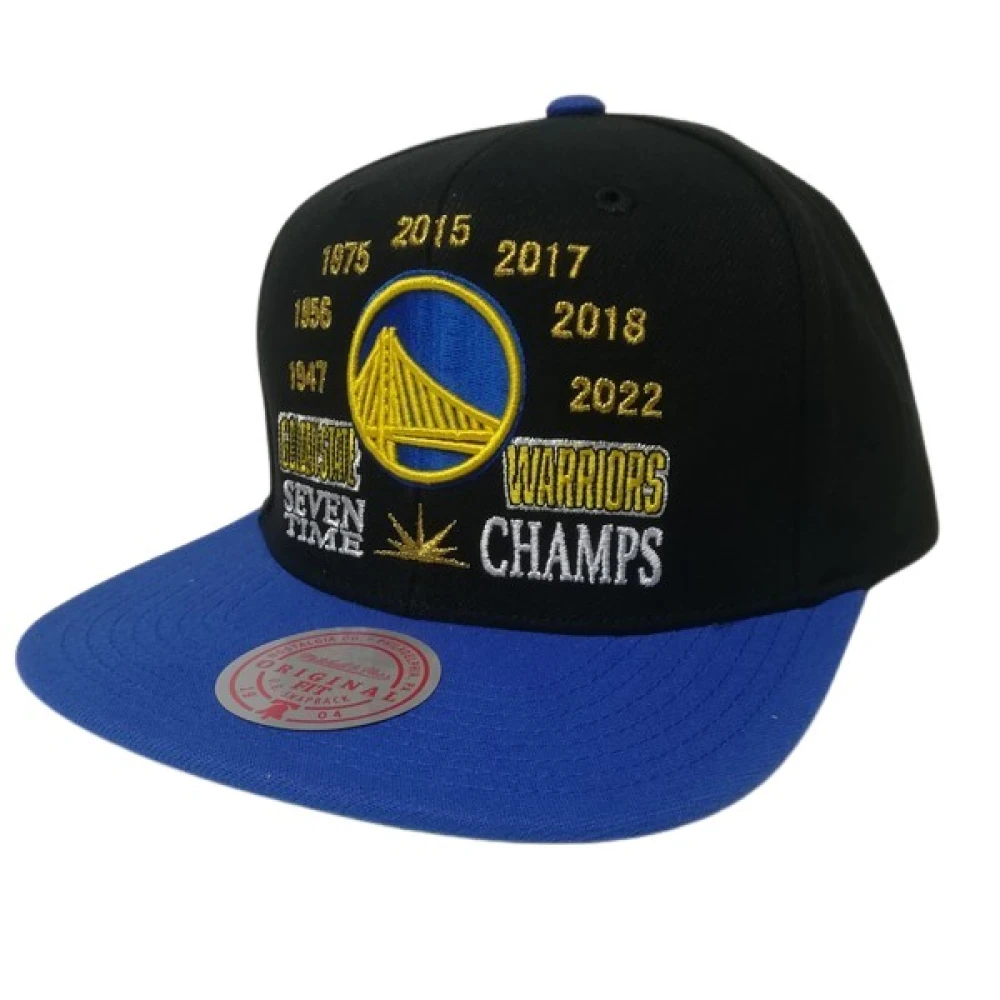 Mitchell & Ness Zwarte Golden State Champ Snapback Hoed Multicolor Heren