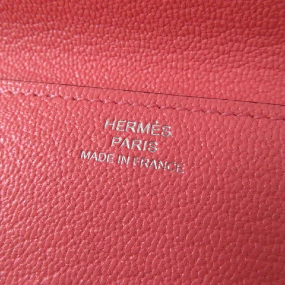 Hermès Vintage Pre-owned Leather wallets Pink Dames