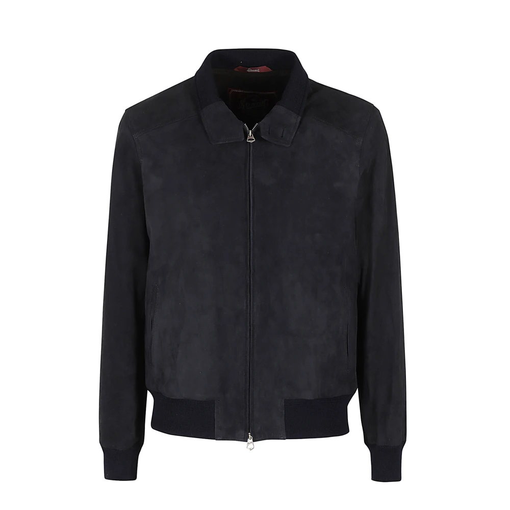 Stewart Suede Archie Goat Jas Blue Heren