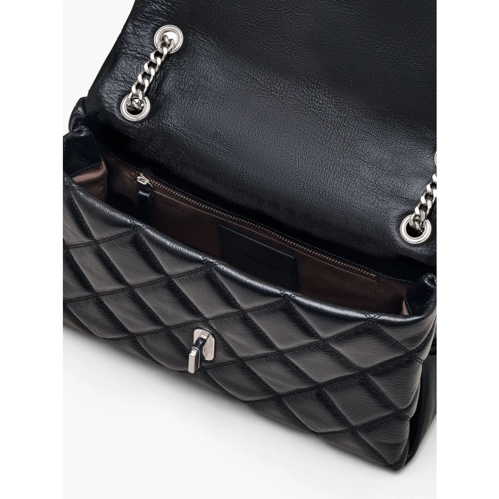 Marc Jacobs Zwarte Dubbele Kettingtas Black Dames