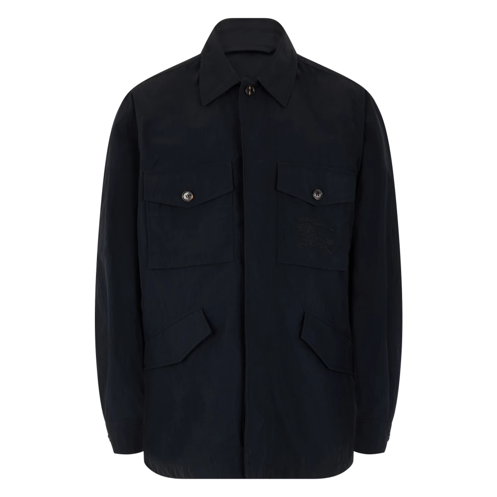 Burberry Uomo Blu - Giacca Tecnica In Tessuto Anti Strappo - Jackets - L