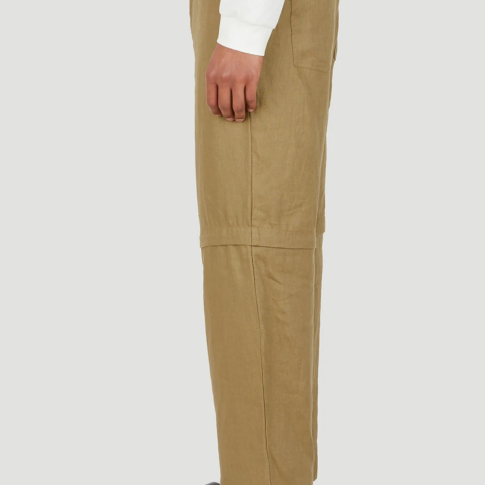 Wynn Hamlyn Afritsbare Cargo Broek Beige Heren
