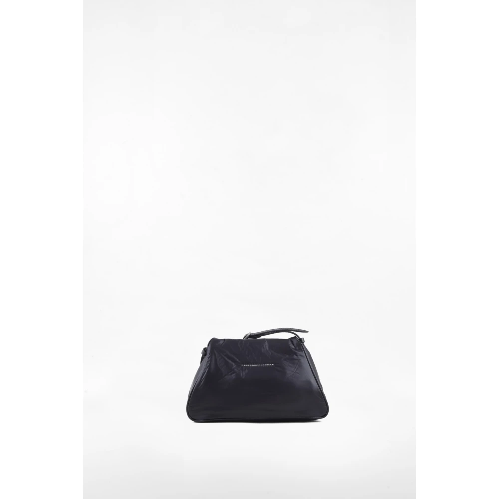 MM6 Maison Margiela Contrast Leren Tassen Black Dames