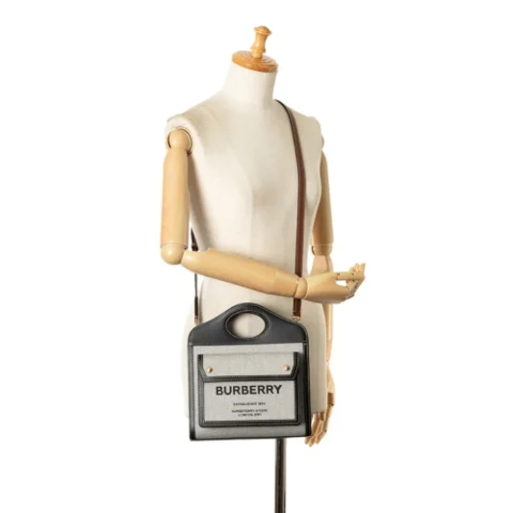 Burberry Vintage Pre-owned Canvas burberry-bags Black Dames