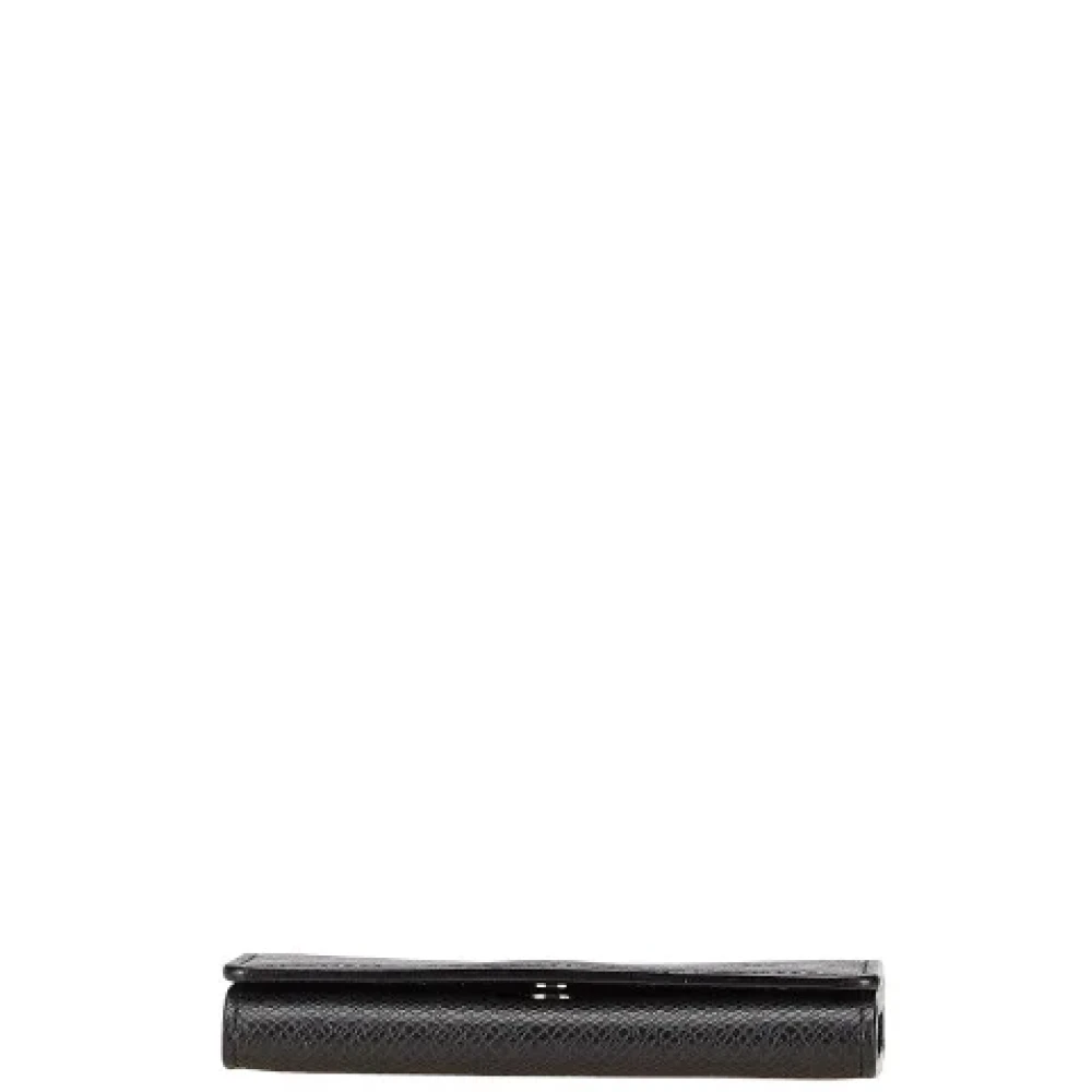 Louis Vuitton Vintage Pre-owned Leather wallets Black Heren