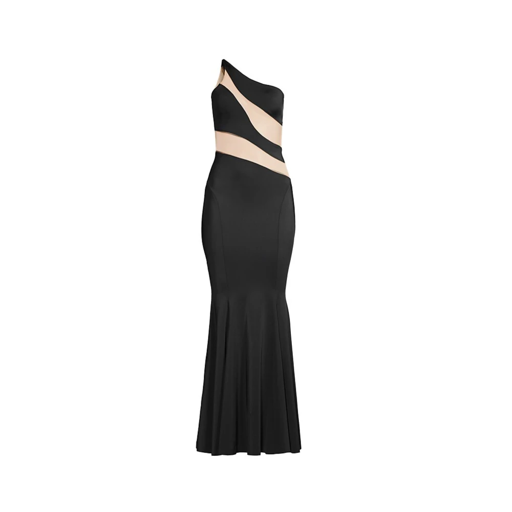 Norma Kamali Maxi klänningar Black, Dam