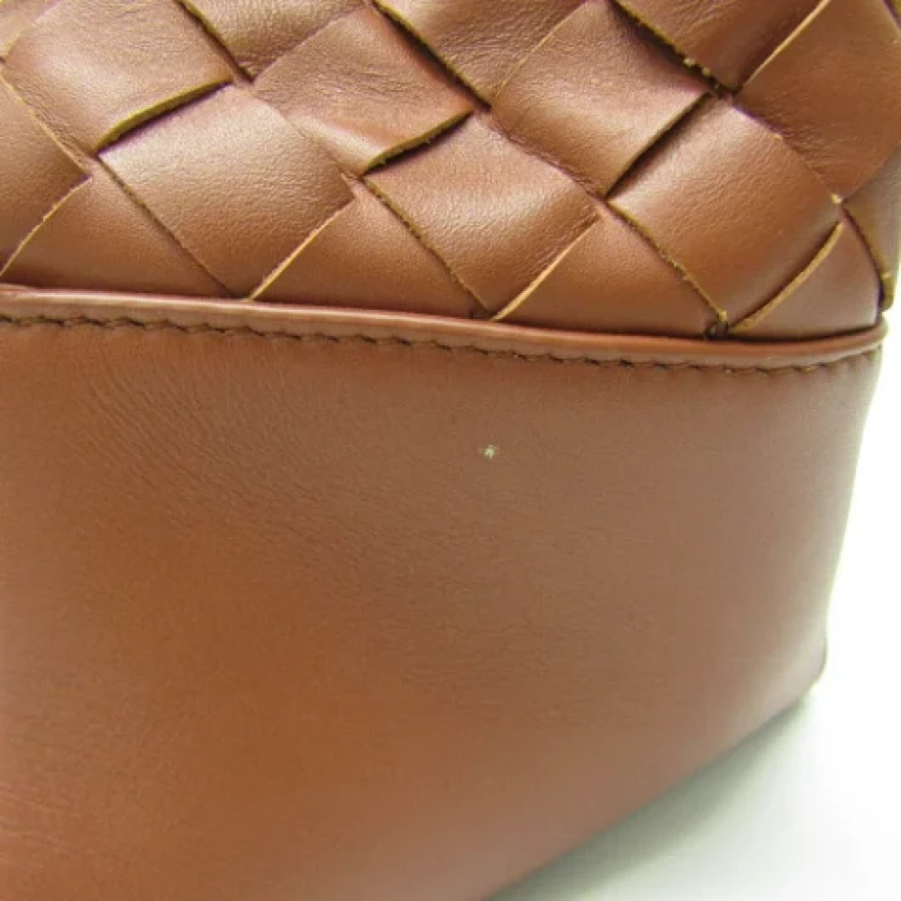 Bottega Veneta Vintage Pre-owned Leather totes Brown Dames