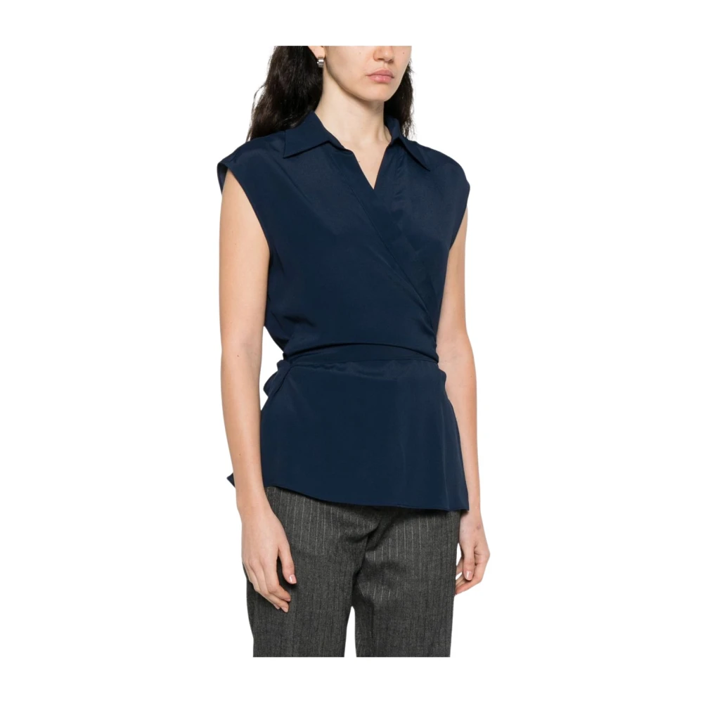 Pennyblack Women's Blue Sleeveless Top