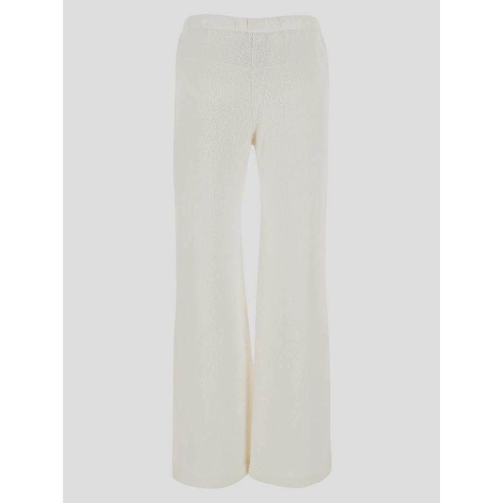 Parajumpers Witte broek met elastische taille White Dames