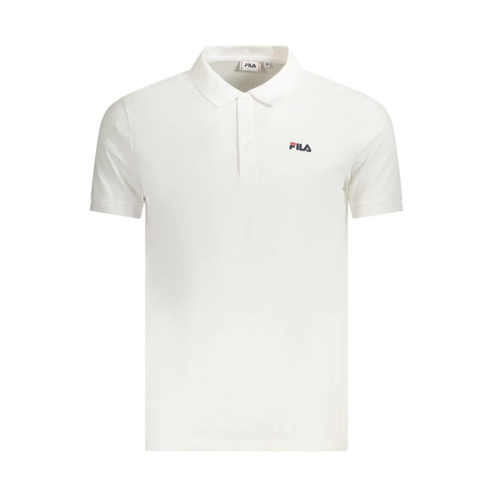 Fila Men's White Polo Shirts, 2XL, Iconic Embroidered Polo Shirt