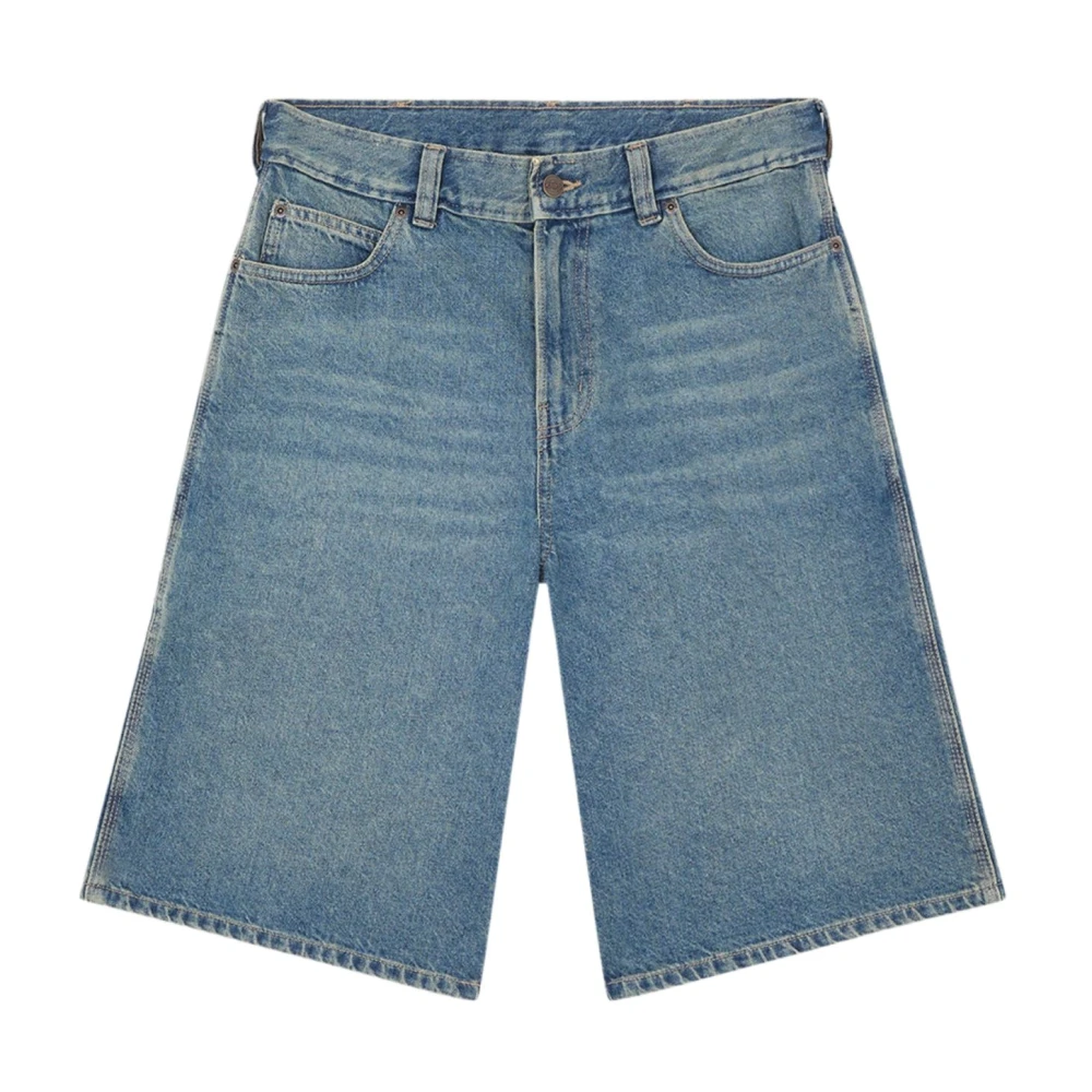 Dickies Men's Blue Denim Shorts, W33, 958 Denim Shorts