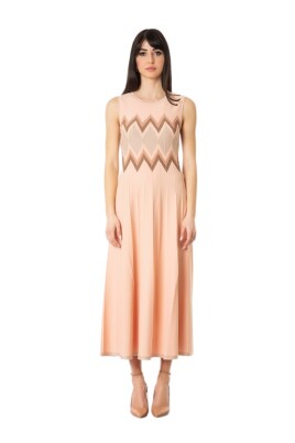 diamond-pattern-sleeveless-midi-dress