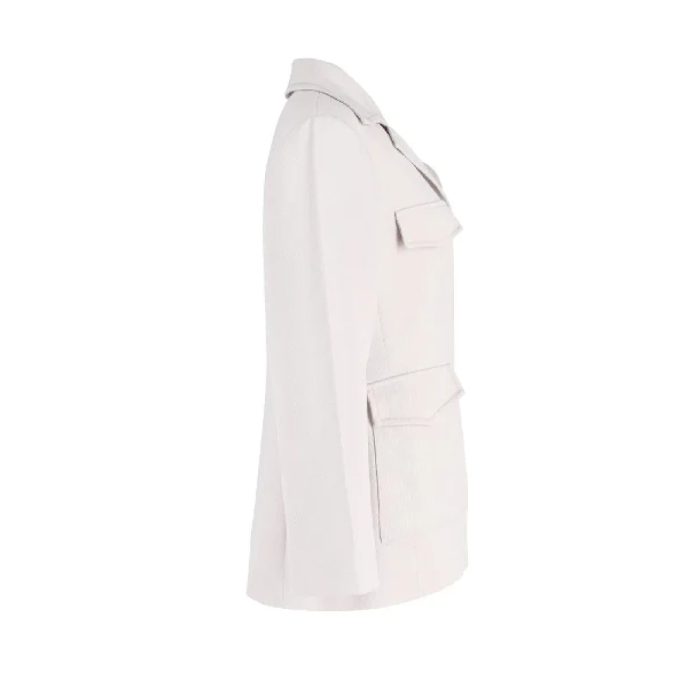 Marni Pre-owned Wool outerwear White Dames