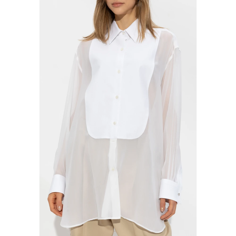 Stella Mccartney Zijden shirt White Dames