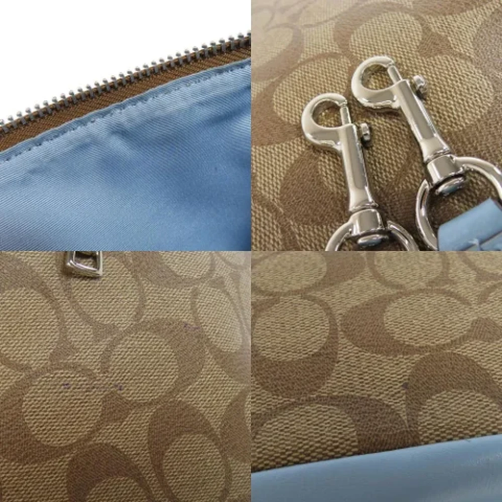 Coach Pre-owned Canvas shoulder-bags Brown Dames
