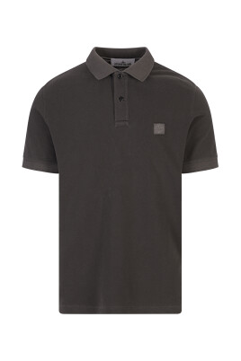 polo-en-pique-de-coton-gris
