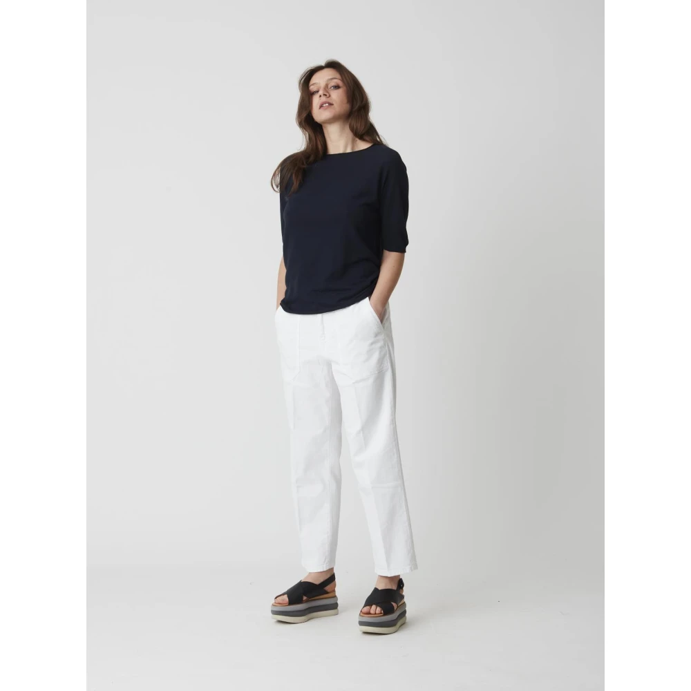 Alpha Studio Dames Crew Neck T-Shirt Blue Dames