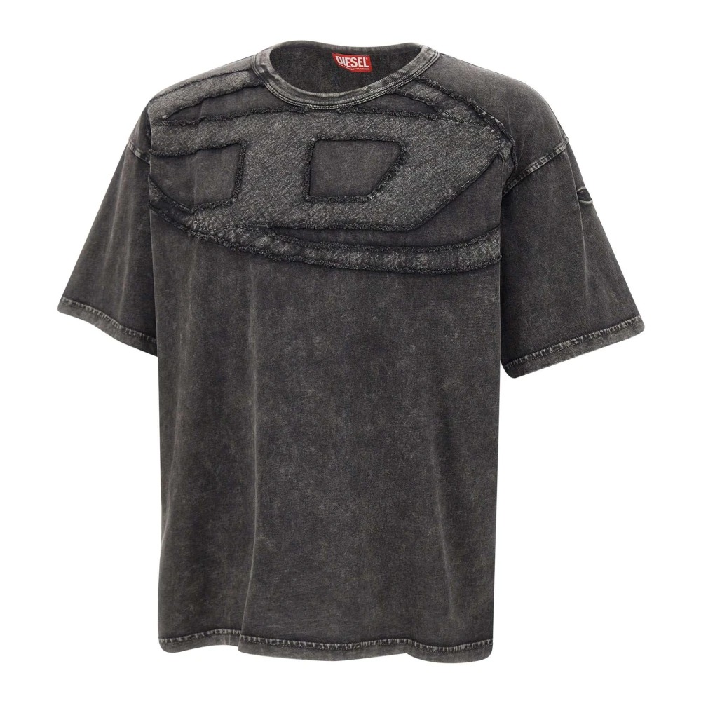 Diesel Men's Black T-Shirts, L, T-Boxt-Den