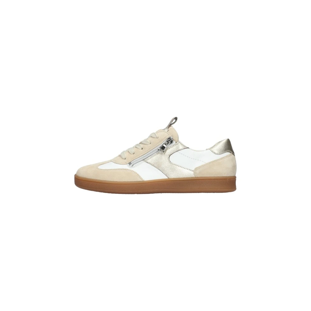 Waldläufer Lace-up Sneaker Dames Schoenen Beige