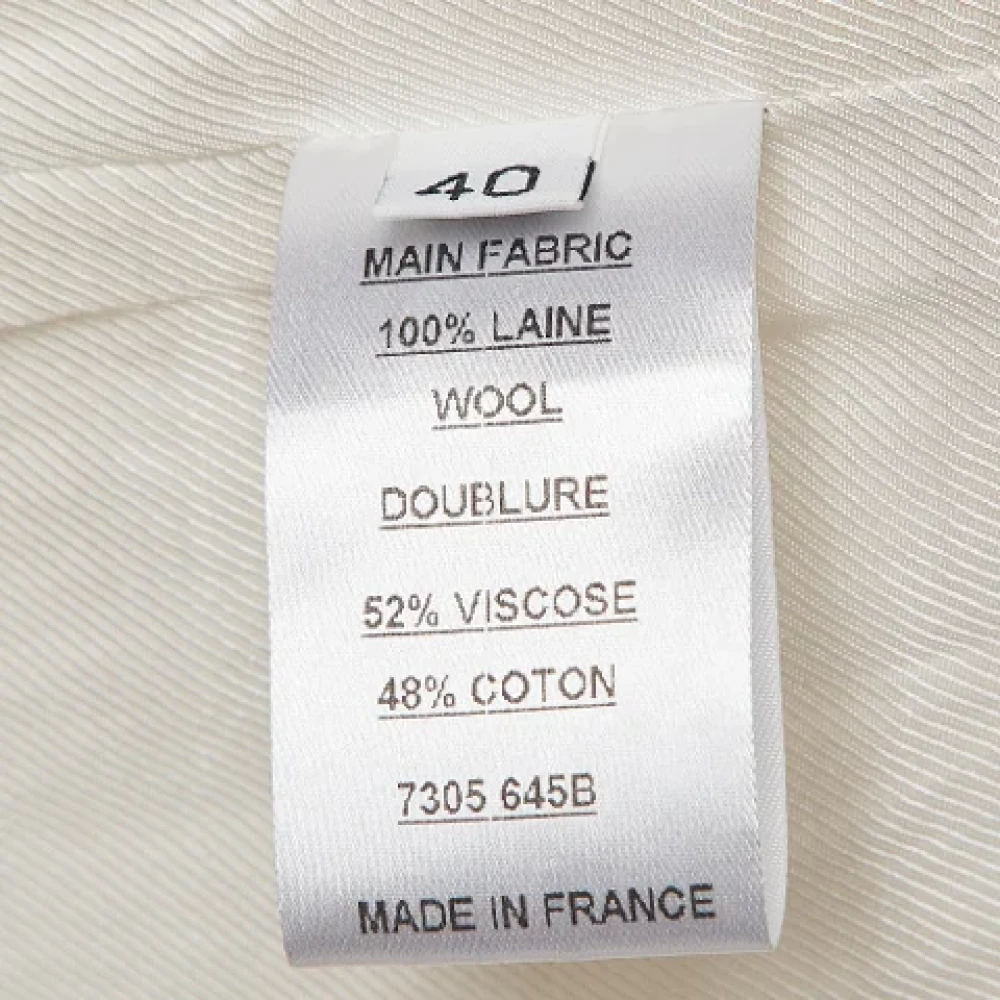 Balmain Pre-owned Fabric outerwear Beige Dames