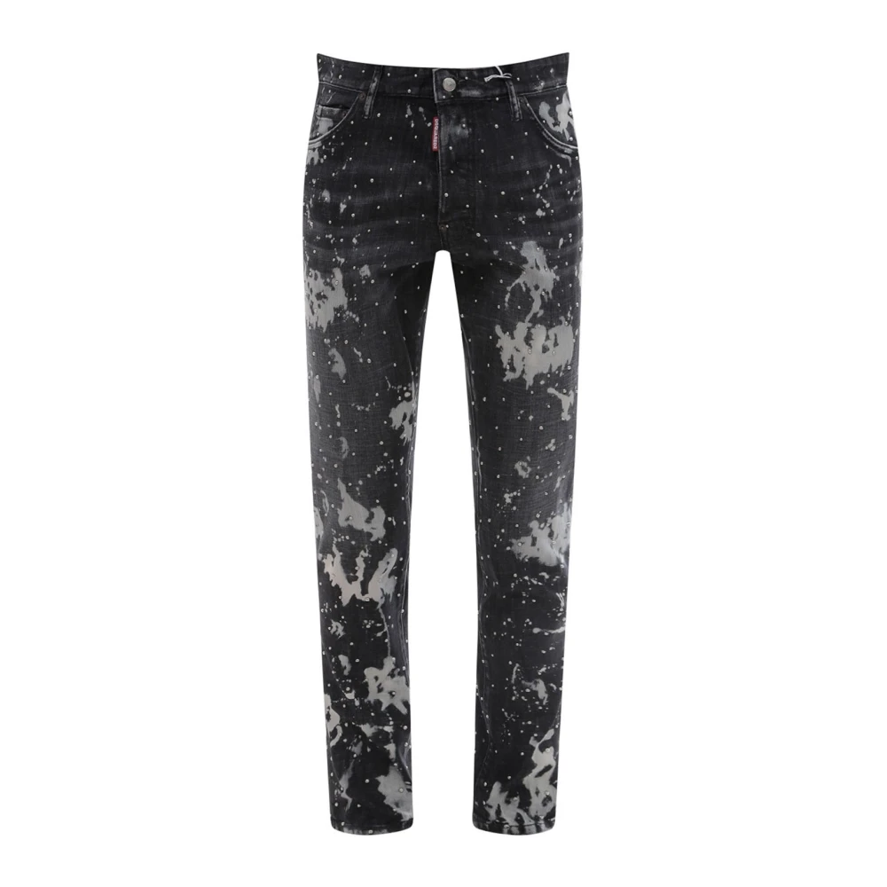 Dsquared2 Klassieke Denim 5-Pocket Jeans Black Heren