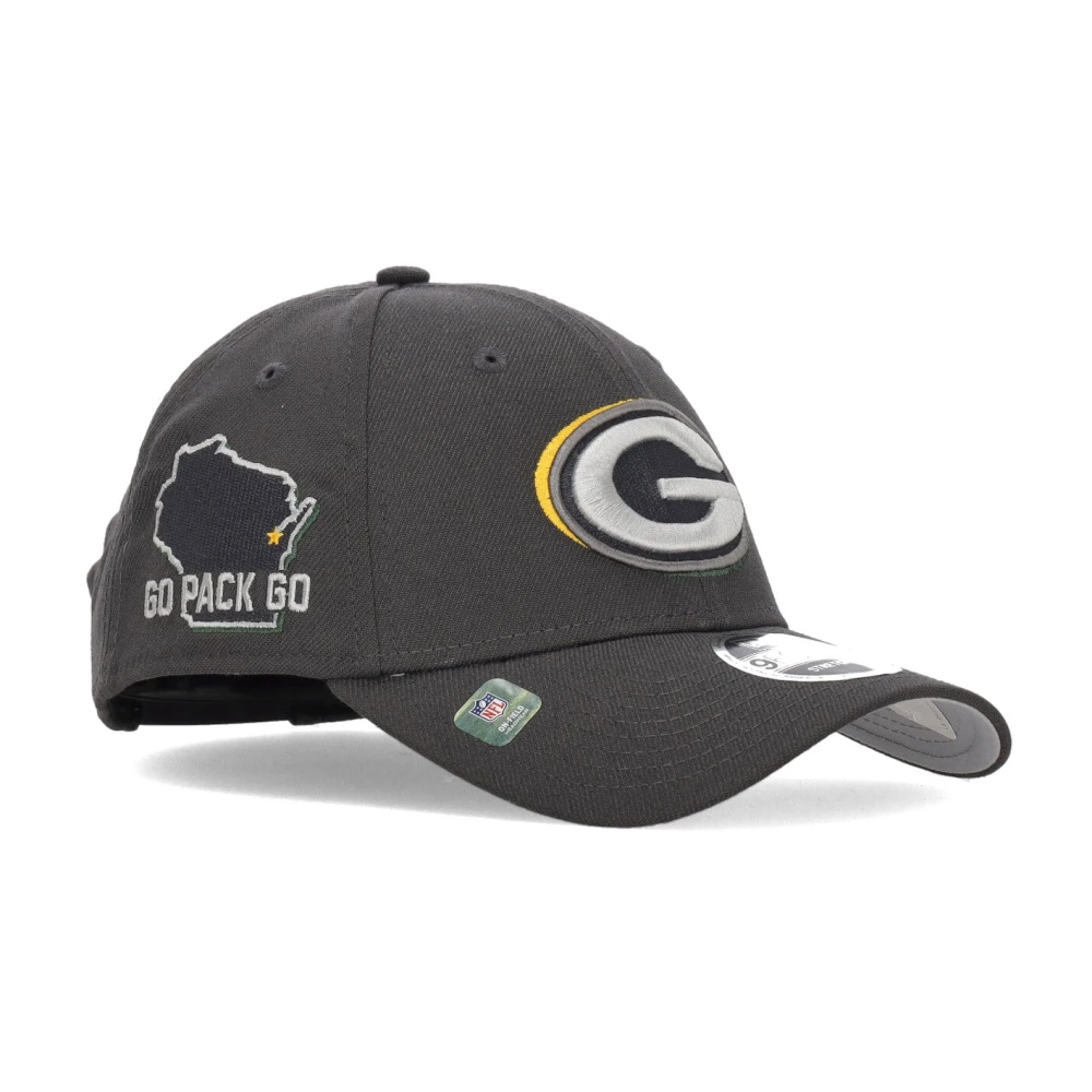 new era NFL Draft Curvy Visor Hat Snapback Gray Heren