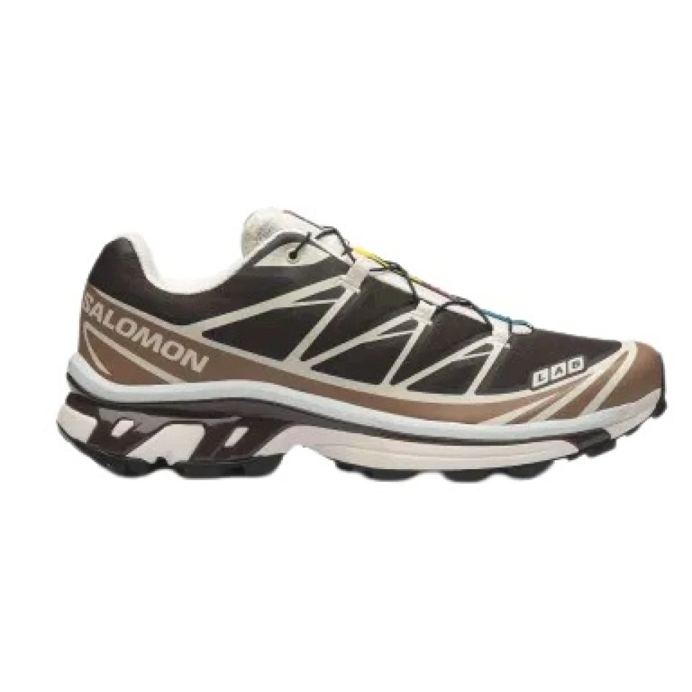 Salomon Men's Brown Xt-6 Sneakers Black Coffee / Burro / Bitter Chocolate Size 9 - Image 6