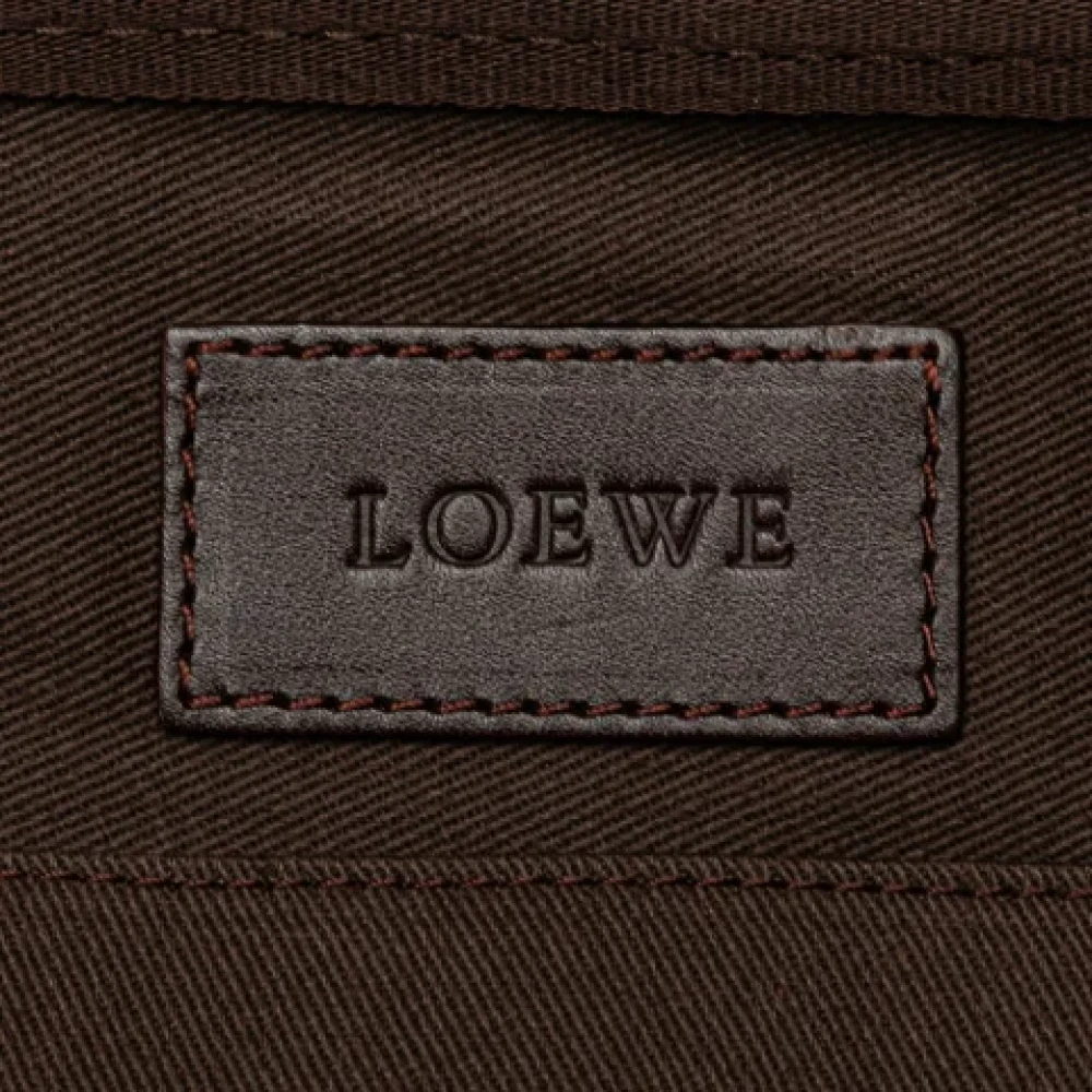 Loewe Pre-owned Canvas handbags Black Dames