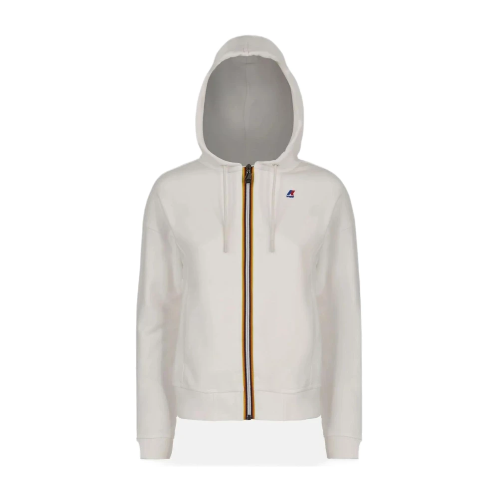 K-Way Donna Bianco - Giacca Sportiva In Pile - Jackets - Xl