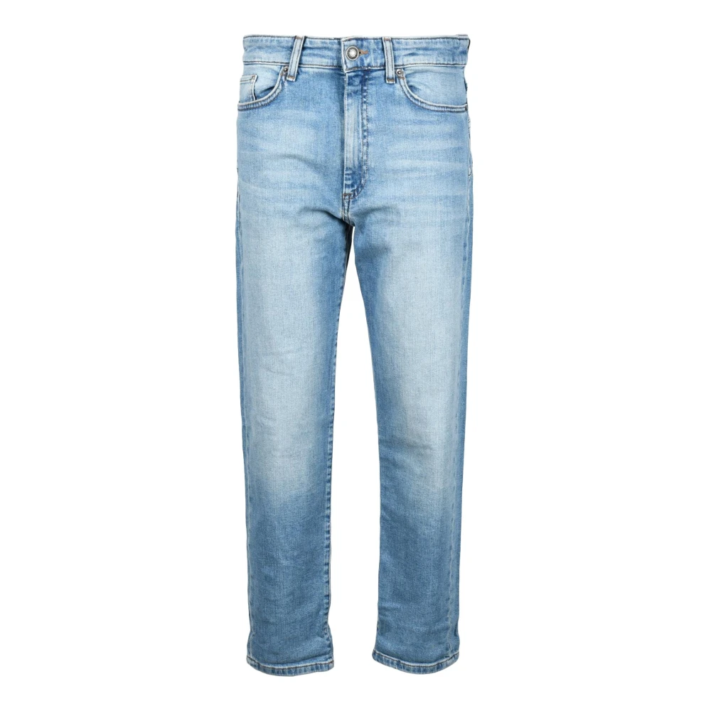 SPORTMAX Katoen Elastaan Jeans Blue Dames