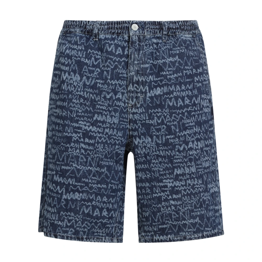 Herre, Shorts, Blå, W32
