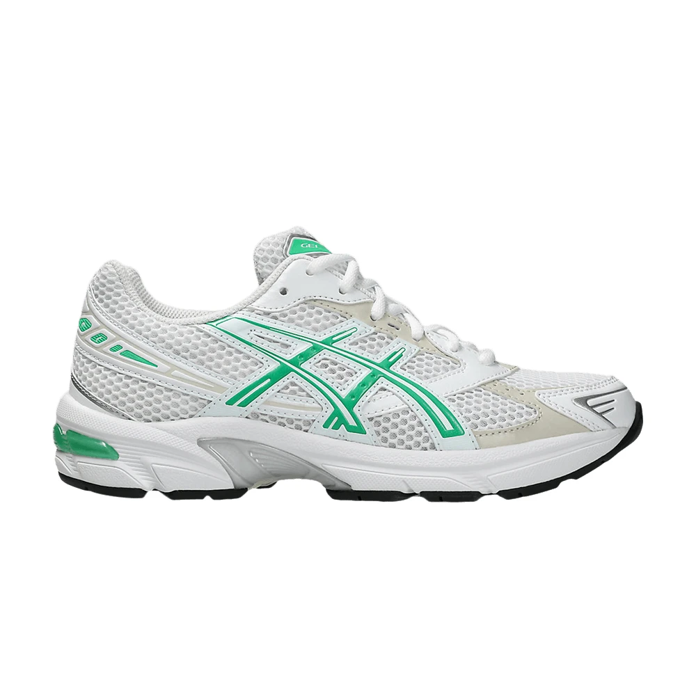 Asics Witte Malachietgroene Sneakers Dames Schoenen Veelkleurig Multicolor