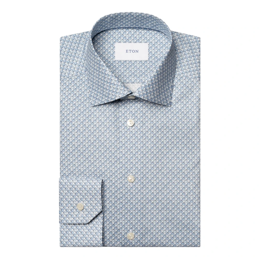 Eton Blue Formal Shirts, Male, 3XL, Motif Signature Twill Shirt