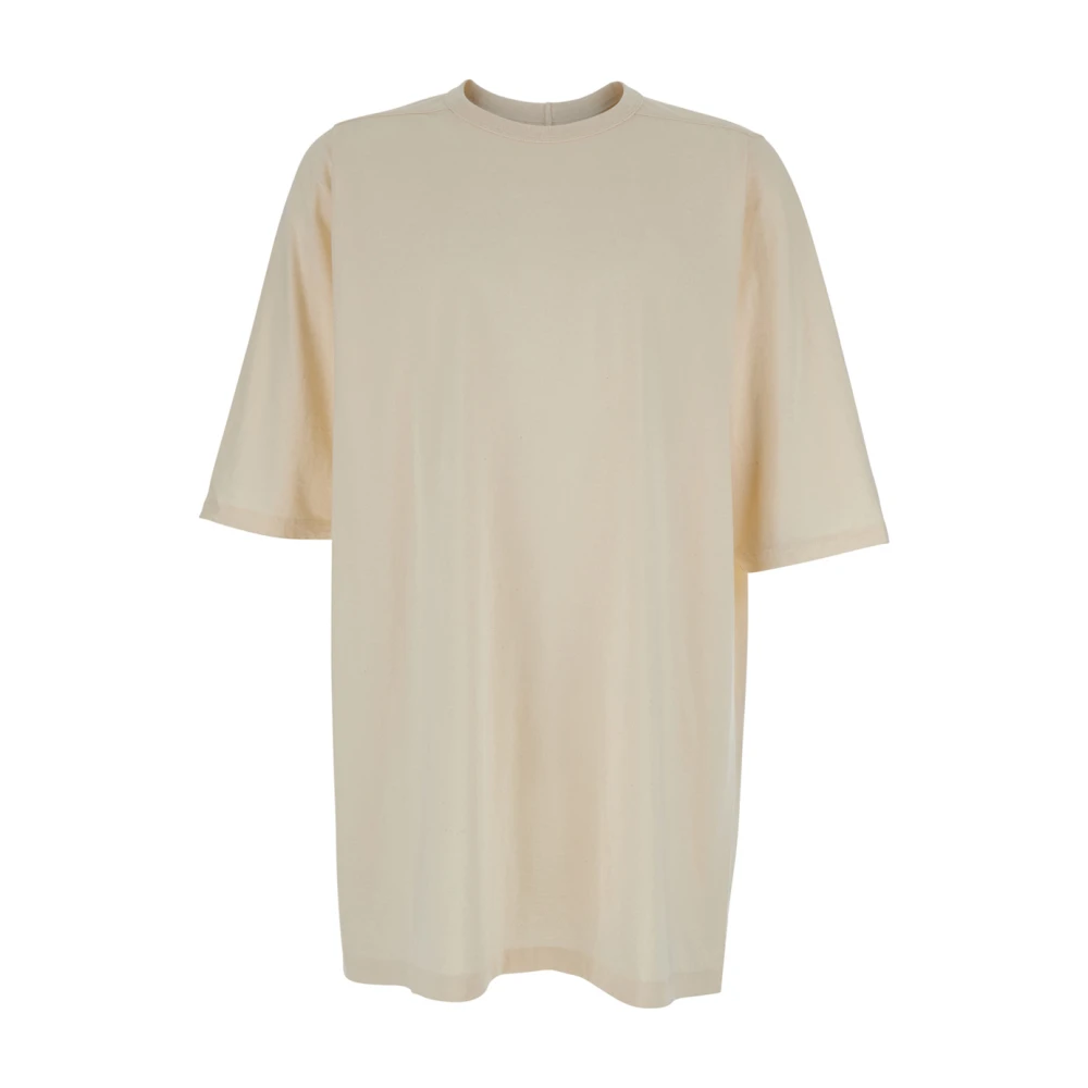 Rick Owens Jumbo T-shirt met Ronde Hals Beige Heren