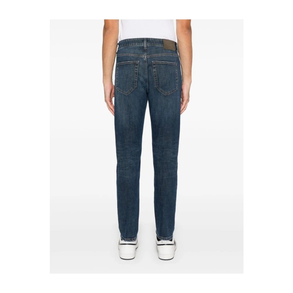 PT Torino Blauwe Denim Broek met Stretch Design Blue Heren