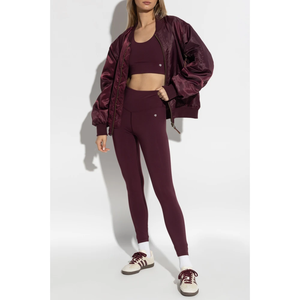 Anine Bing Leggings Blake uit de Sport-collectie Red Dames
