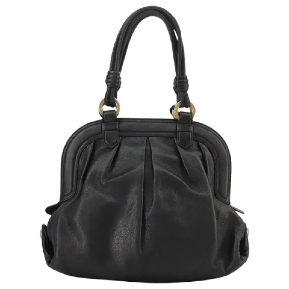 Bally Pre-owned Leather handbags Black Dames