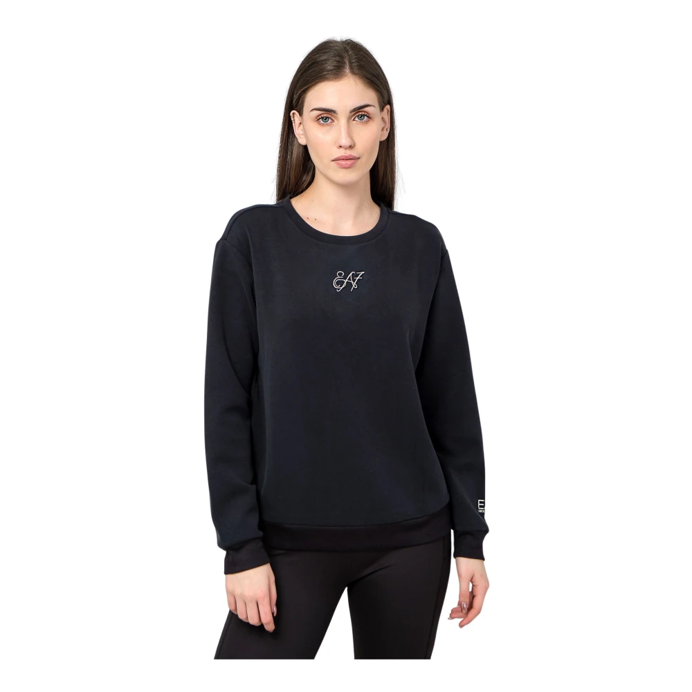 Emporio Armani EA7 Dames Sweatshirt EA7 6Ltm08-Tjdcz-1200 Zwart Black Dames