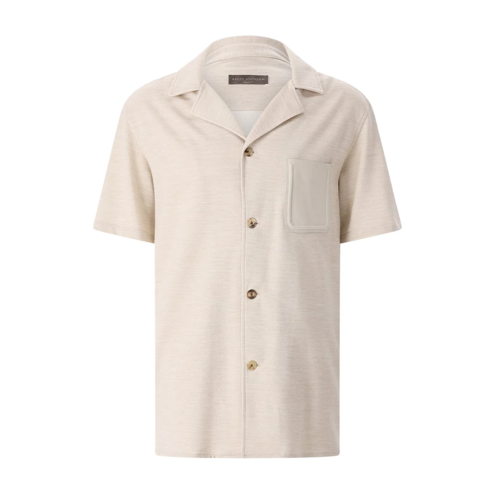 Brett Johnson Uomo Beige - Short Sleeve Camicie - Shirts - 2XL