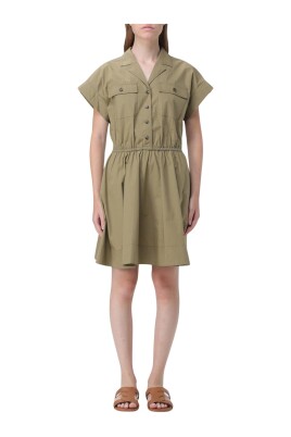 green-poplin-mini-dress