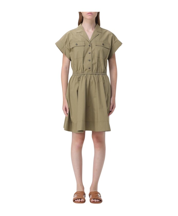mini-robe-popeline-verte