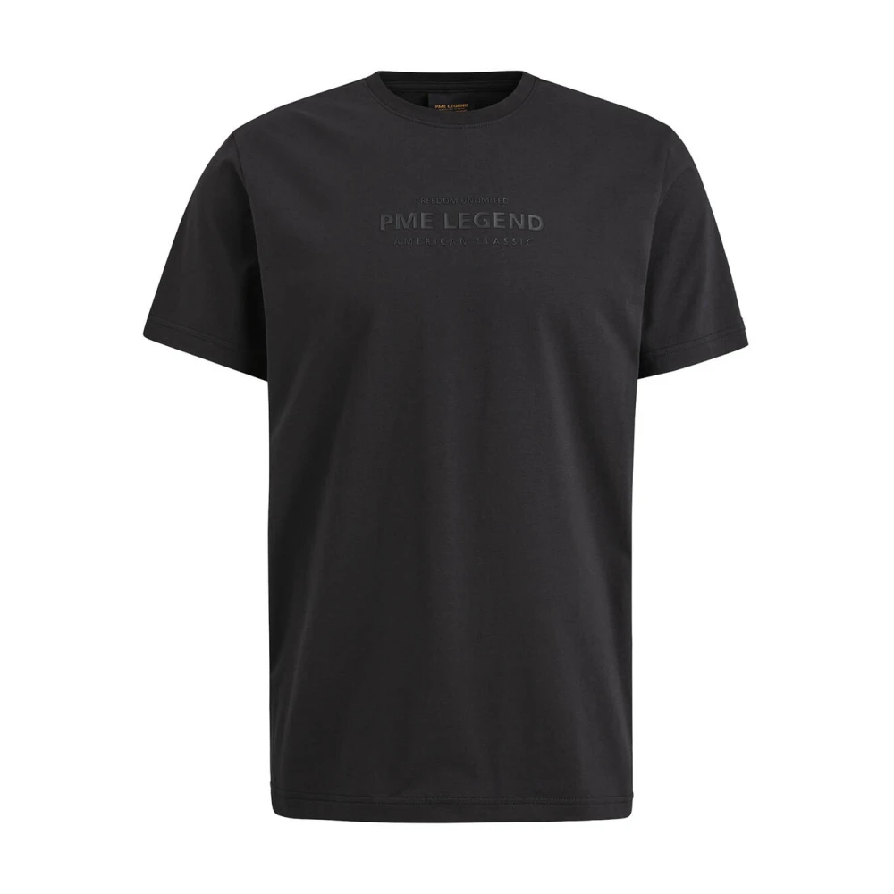 PME Legend Korte mouw ronde hals heren T-shirt Black Heren