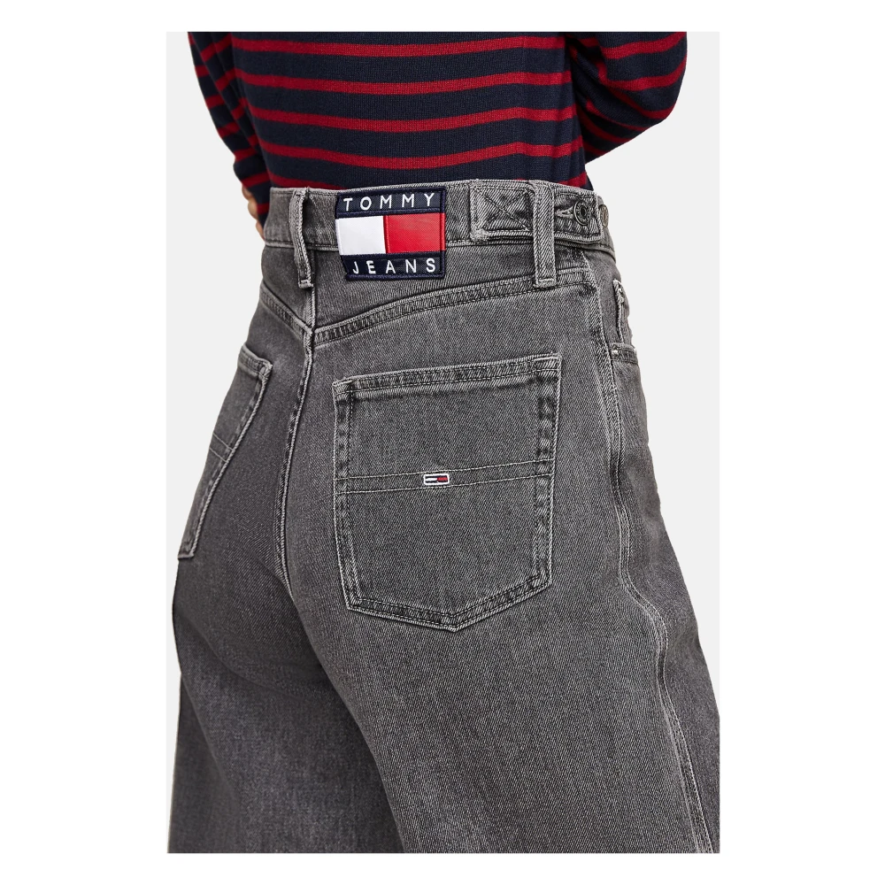 Tommy Jeans Casual Denim Broek voor Mannen Gray Dames