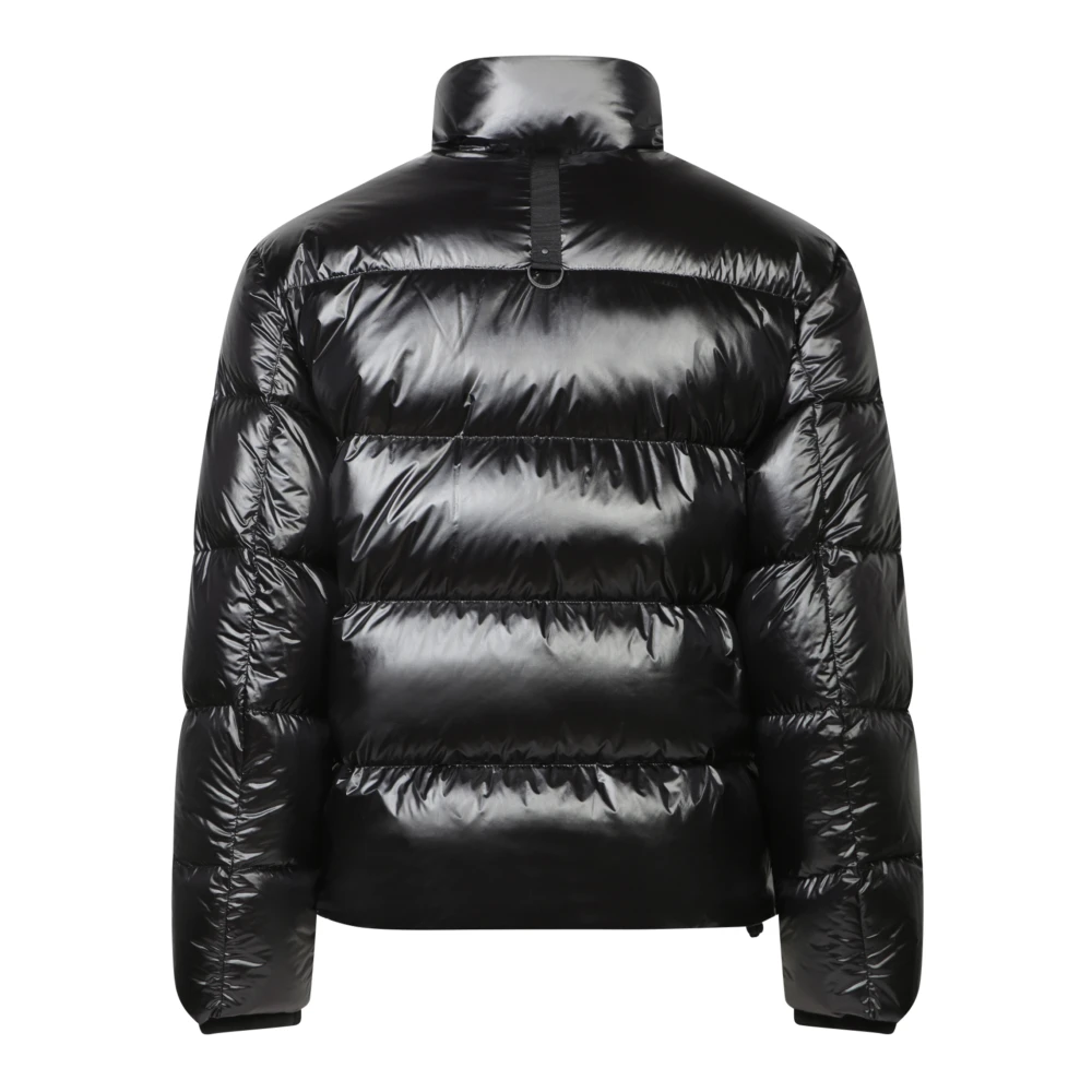 Moose Knuckles Zwarte jas voor mannen Aw24 Black Heren