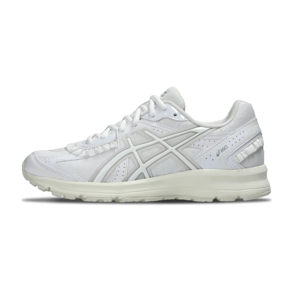 Asics Witte Sneakers Minimalistisch Ontwerp Dames Schoenen